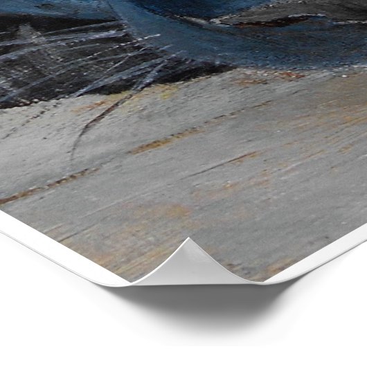 Black Cat Poster (Ecke)