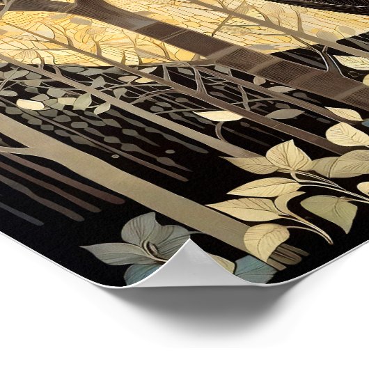 Black Cat Poster (Ecke)