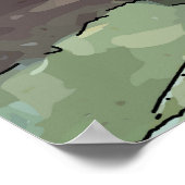 Black Cat Poster (Ecke)