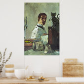 Black Cat Poster (Küche)