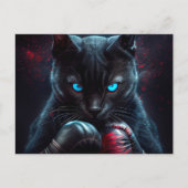 Black-Cat-Postkarten Postkarte (Vorderseite)