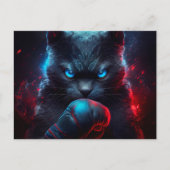 Black-Cat-Postkarten Postkarte (Vorderseite)
