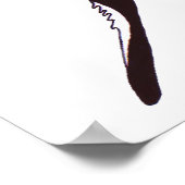 Black Cat Print Poster (Ecke)