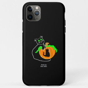Black Cat Pumpkin Apple iPhone 11 Pro Max Fall Case-Mate iPhone Hülle