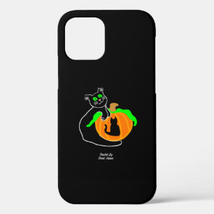 Black Cat Pumpkin Apple iPhone 12 Pro Fall Case-Mate iPhone Hülle