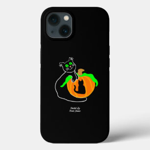 Black Cat Pumpkin Apple iPhone 13 Fall Case-Mate iPhone Hülle