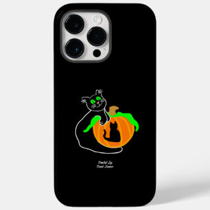 Black Cat Pumpkin Apple iPhone 14 Pro Max Fall Case-Mate iPhone 14 Pro Max Hülle
