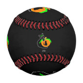 Black Cat Pumpkin Baseball (Rückseite)