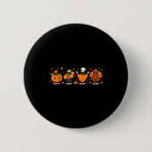 Black Cat Pumpkin E Turkey Thanksgiving Fall Cat L Button (Vorderseite)