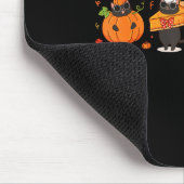 Black Cat Pumpkin E Turkey Thanksgiving Fall Cat L Mousepad (Ecke)
