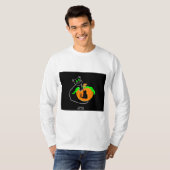 Black Cat Pumpkin Men's Long Sleeve Shirt (Vorne ganz)