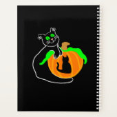 Black Cat Pumpkin Standard Planner Planer (Rückseite)