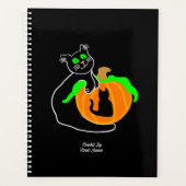 Black Cat Pumpkin Standard Planner Planer (Vorderseite)