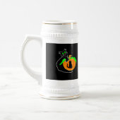 Black Cat Pumpkin Stein Tasse (Links)