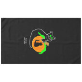 Black Cat Pumpkin Tablecloth Tischdecke (Vorderseite (Horizontal))