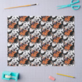 Black Cat Pumpkins Seidenpapier (Basteln)