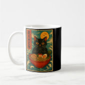 Black Cat Ramen Japanese Graphic Tees For Men Wome Kaffeetasse (Links)