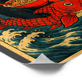 Black Cat Ramen Japanese Graphic Tees For Men Wome Poster (Ecke)