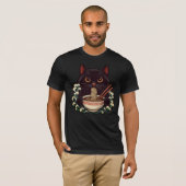 Black Cat Ramen T - Shirt (Vorne ganz)