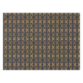 Black Cat Reading A Book Of Solstice Spells Tischdecke (Vorderseite (Horizontal))