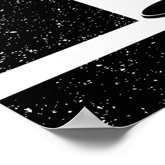 Black Cat Reading Shakespeare Plays Poster (Ecke)