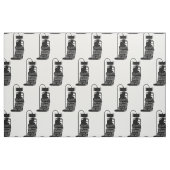 Black Cat Reading Shakespeare Plays Stoff (Fat Quarter (45,7 x 55,9 cm))