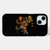 Black Cat Riding Mummy T-Rex - Niedliches Hallowee Case-Mate iPhone Hülle (Rückseite (Horizontal))