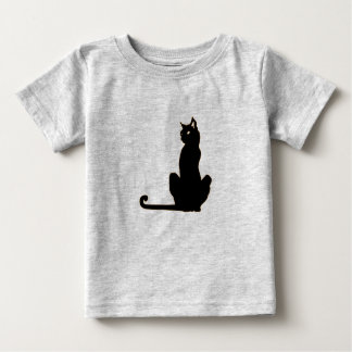 Black Cat Ringer-T - Shirt