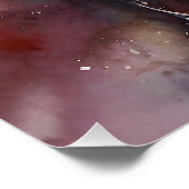 Black Cat Rock Star Gitarre Leather Jacket Poster (Ecke)