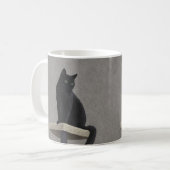Black Cat Royalty Kaffeetasse (Vorderseite Links)