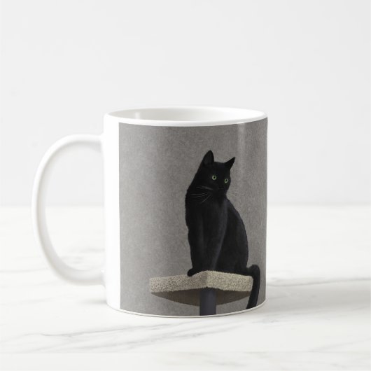 Black Cat Royalty Kaffeetasse (Links)