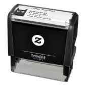 Black Cat Rücksendeadresse Permastempel (Produkt)