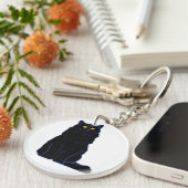 Black Cat(s) Essential T-ShirtBlack Cat Face Essen Schlüsselanhänger (Vorderseite rechts)