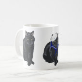 Black Cat Sailor Kaffeetasse (Vorderseite Links)