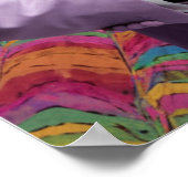 Black Cat Saxophon Player Poster (Ecke)