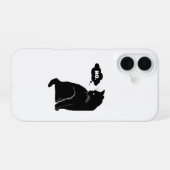 Black Cat Says No – Funny Cat Lover iPhone 16 Hülle (Rückseite (Horizontal))