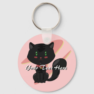 Black Cat Schlüsselanhänger