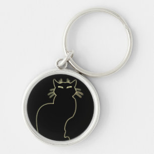 Black Cat Schlüsselanhänger Cat Gift Pet Cat Schlü