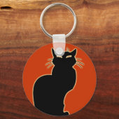 Black Cat Schlüsselanhänger Cat Gift Pet Cat Schlü (Vorderseite)