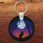 Black Cat Schlüsselanhänger Cat Gift Pet Cat Schlü (Vorderseite)