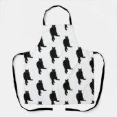 Black Cat Schürze (Vorderseite)