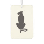 Black Cat Silhouette Autolufterfrischer (Rückseite)