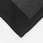 Black Cat Silhouette Fleecedecke (Ecke)