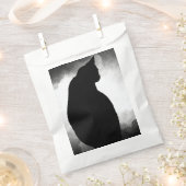 Black Cat Silhouette Gunst Bags Geschenktütchen (Ausgeschnitten)