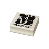 Black Cat Silhouetten - Niedliches Feline Design Gummistempel (Stempel)