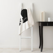 Black Cat Silhouetten - Niedliches Feline Design Sherpadecke (Beispiel)