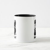 Black Cat Silhouetten - Niedliches Feline Design Tasse (Zentrum)