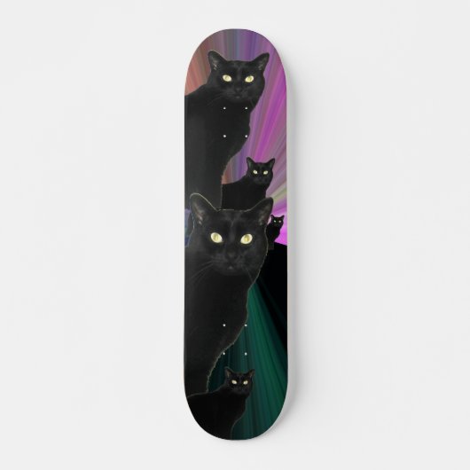 Black Cat Skateboard (Vorne)