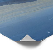 Black Cat Snowy Sleigh Ride Weihnachtsdekor Poster (Ecke)