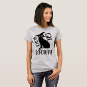Black Cat Society, Halloween Womens T-Shirt (Vorne ganz)